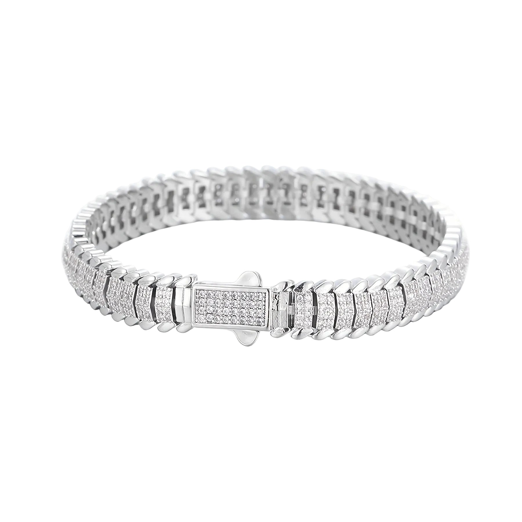 Glacier Bracelet - LovessLuxury17.78cmLovessLuxury90578442-Silvery-17.78cmSilver