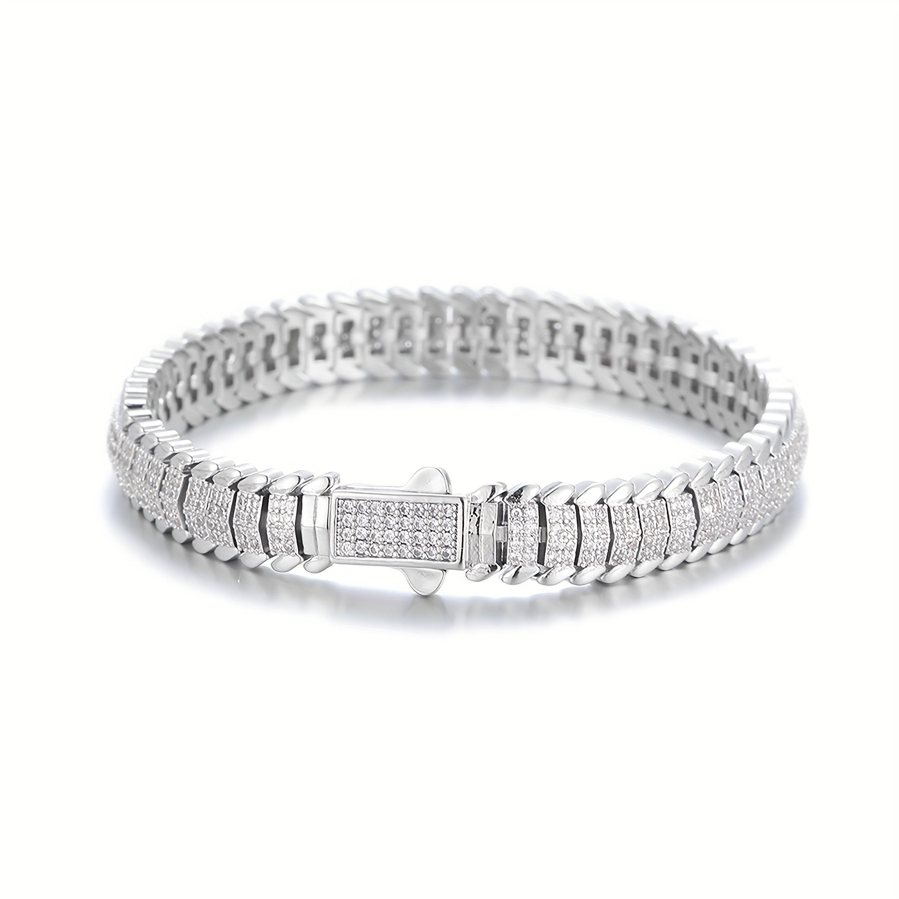 Glacier Bracelet - LovessLuxury17.78cmLovessLuxury90578442-Silvery-17.78cmSilver