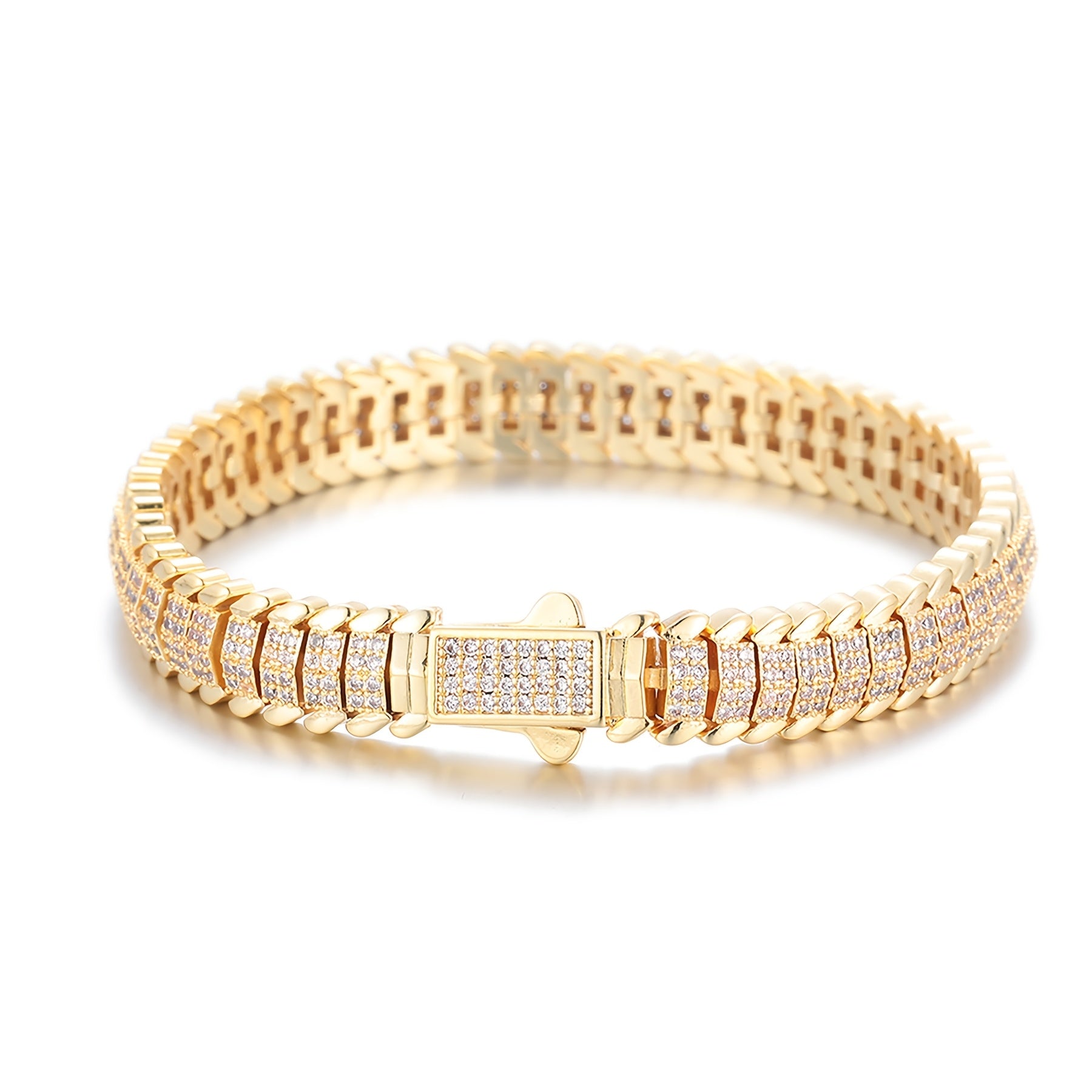Glacier Bracelet - LovessLuxury17.78cmLovessLuxury90578442-Golden-17.78cmGolden