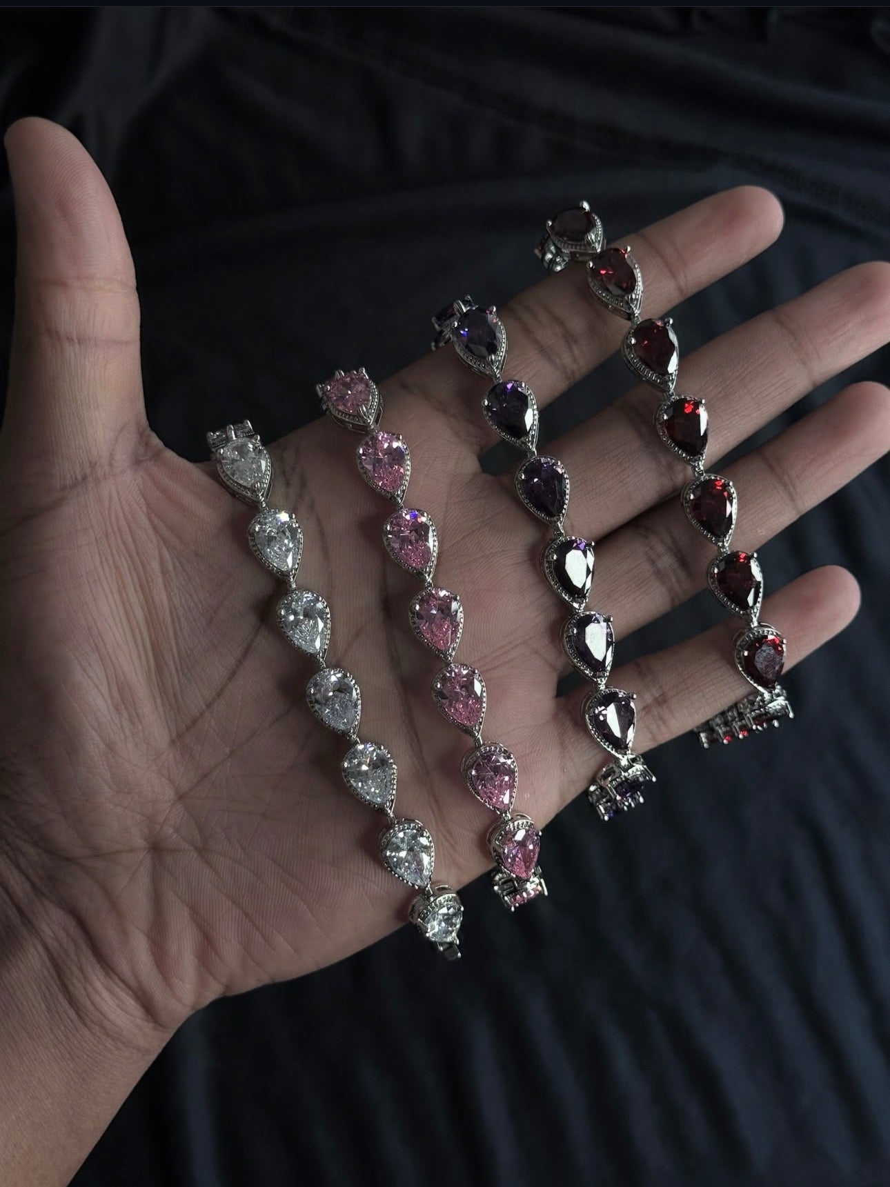 Almond Bracelet - LovessLuxuryLovessLuxury27827367-RedRed