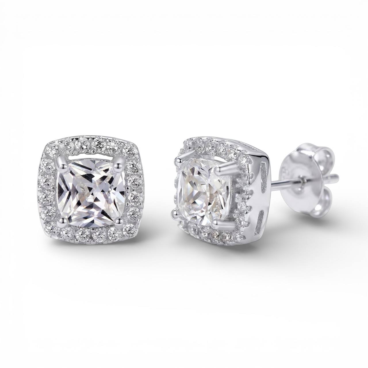 4RAWS Earrings - LovessLuxurySquareLovessLuxury95421734-Silvery-SquareSilver